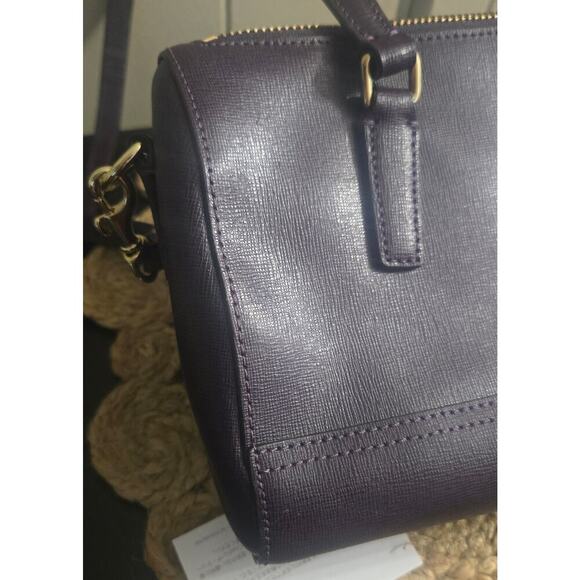 NWT VTG Coach Saffiano Mini Purple Ladies Purse - Picture 8 of 10